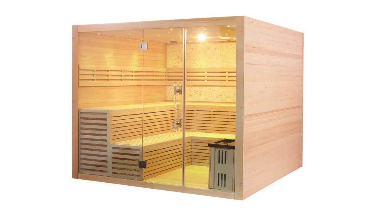 SAUNA EVOLUTION® Indoor Therapy Wood Steam Sauna Room