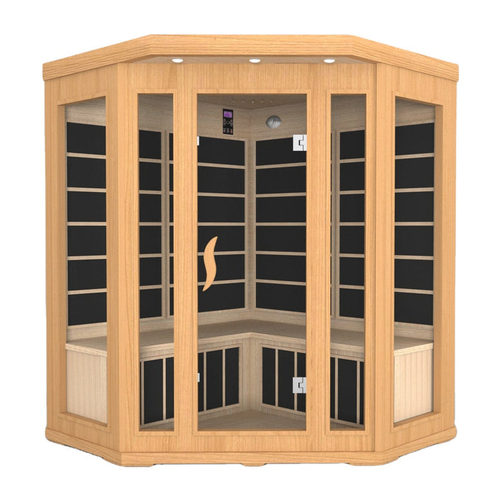 SAUNA EVOLUTION®  Low EMF Indoor Wood Sauna With Carbon Panel Far Infrared 16