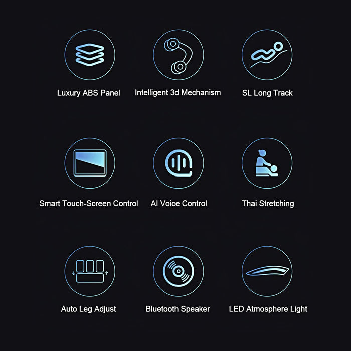 WANKO Zenith SL-Track Zero Gravity Full Body Recliner Massage Chair