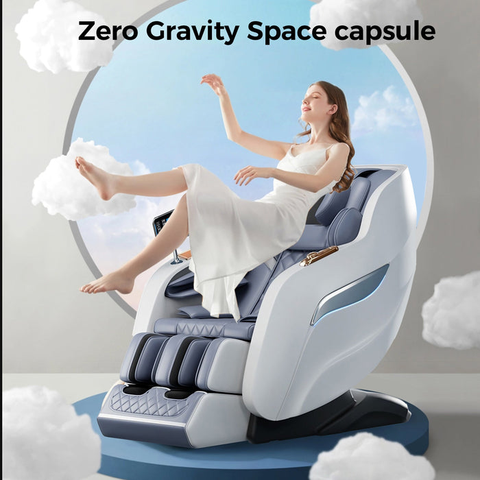 WANKO Serene Zero Gravity Full Body Massage Chair — Foot Rollers & Heat Therapy