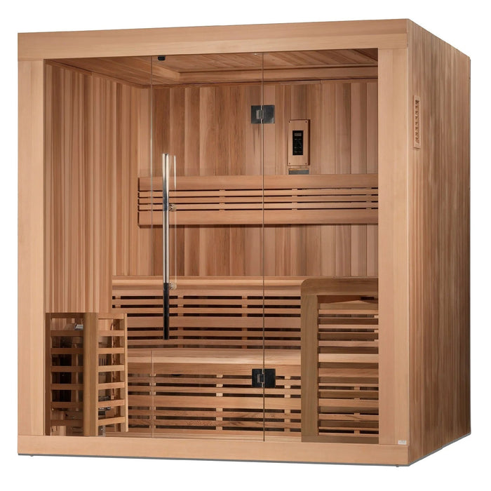 SAUNA EVOLUTION® 6 Person Traditional Steam Sauna Modern Relax 3