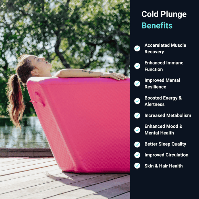 The Pink Endurance Plunge Tub - Elite Recovery Wellness