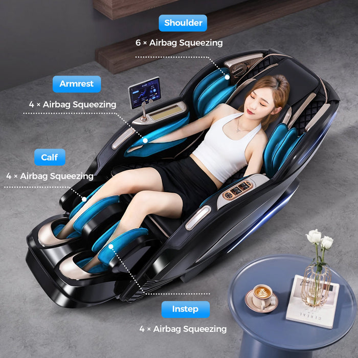 WANKO Zenith SL-Track Zero Gravity Full Body Recliner Massage Chair