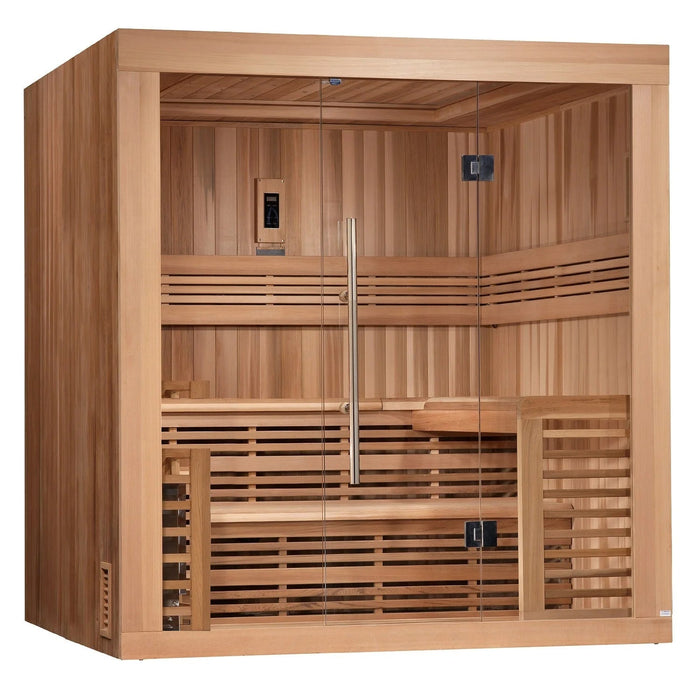 SAUNA EVOLUTION® 6 Person Traditional Steam Sauna Modern Relax 3