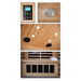 Thermora Luxury 2 - Person Outdoor Low EMF Hemlock Infrared Sauna With Bluetooth And Chromotherapy Light (SAK97318) - Elite Recovery Wellness