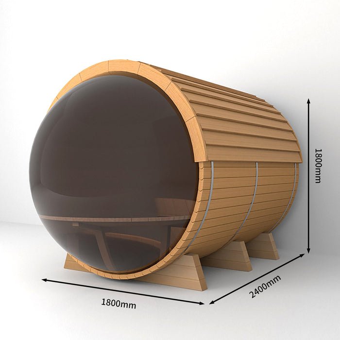 SAUNA EVOLUTION® Barrel Sauna Serenity Nature Air 4