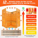 Thermora Monaco 4 - Person Low EMF Spruce Wood Outdoor Infrared Sauna With Bluetooth Speakers And LED Lights (SAK16270) - Elite Recovery Wellness