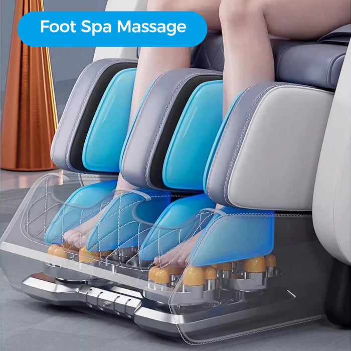 WANKO Serene Zero Gravity Full Body Massage Chair — Foot Rollers & Heat Therapy