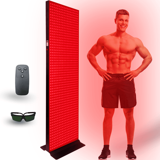 EXESAS 1008 LED, 5040W Dual-Chip, Red Light Therapy Device for Full Body, 4-Wavelengths Infrared LED Panel for Skin, Weight, Pain, Wellness - Elite Recovery Wellness