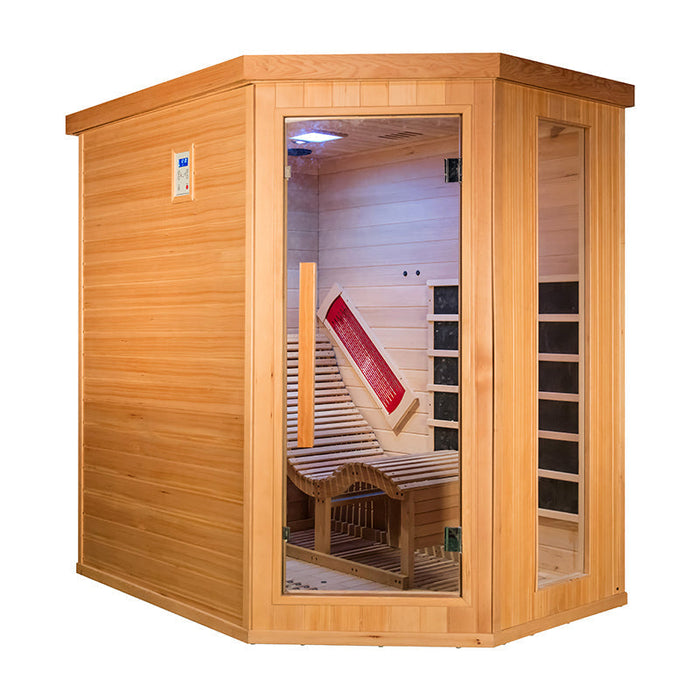 SAUNA EVOLUTION® Indoor Sauna Room with Recliner (Best Seller) Far Infrared 01