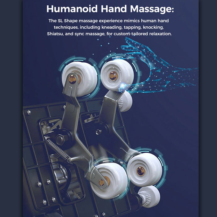 WANKO Harmony SL-Track Zero Gravity Full Body Recliner Massage Chair