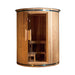 Thermora Barcelona Premium 78 - Inch 4 - Person Cedar Wood Outdoor Vertical Barrel Sauna With 6KW Heater, LED Lights And Stones (SAK74813) - Elite Recovery Wellness