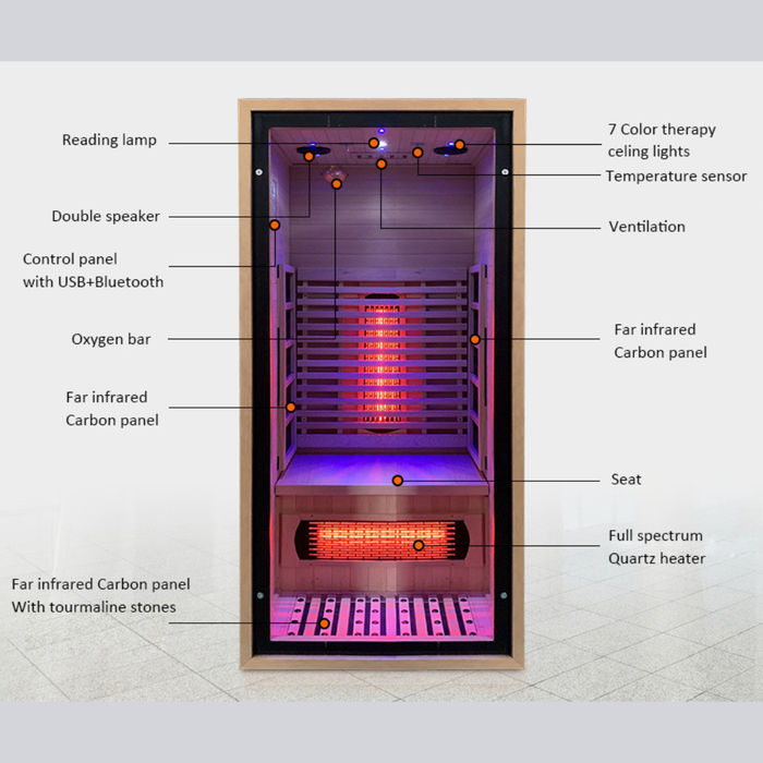 Full Spectrum Infrared Sauna- 1 Person