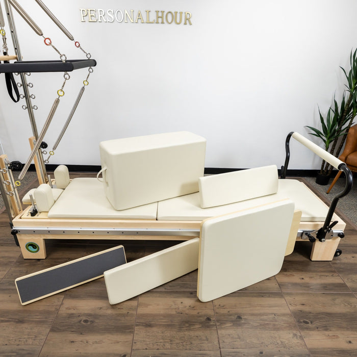 Nano Elite Half Trapeze - Adjustable Studio Pilates Reformer with Tower - RE09 - Elite Recovery Wellness