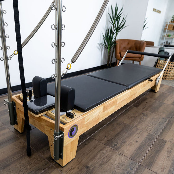 Nano Pro Max Half Tower - Studio Pilates Reformer with Tower - RE06 - Elite Recovery Wellness