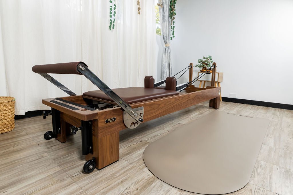 Nano La Force Plus - Premium Walnut Studio Reformer - RE027 - Elite Recovery Wellness