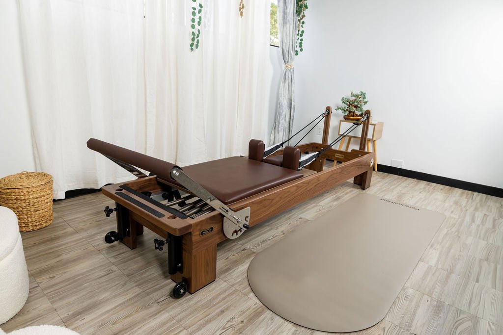 Nano La Force Plus - Premium Walnut Studio Reformer - RE027 - Elite Recovery Wellness