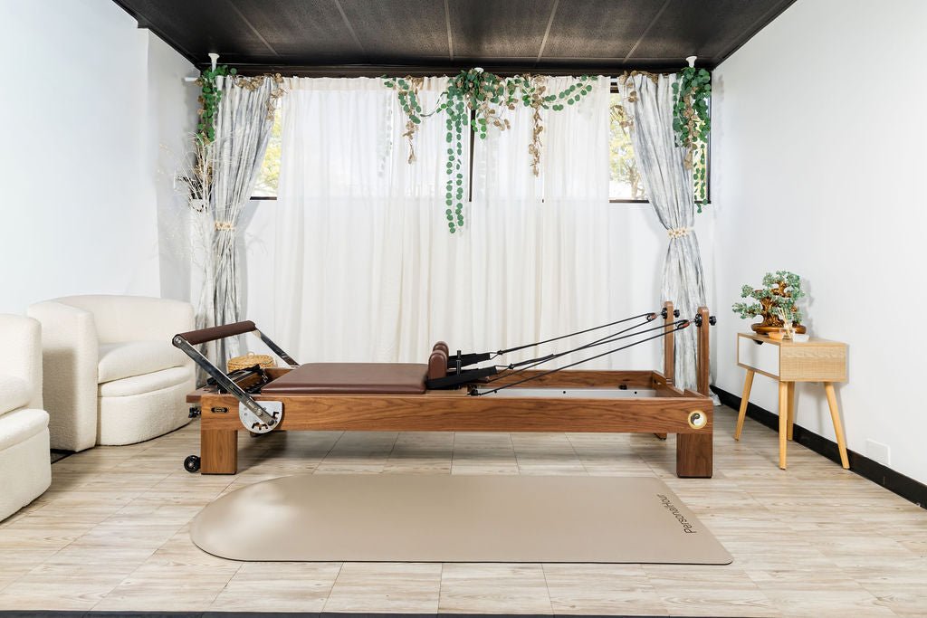 Nano La Force Plus - Premium Walnut Studio Reformer - RE027 - Elite Recovery Wellness