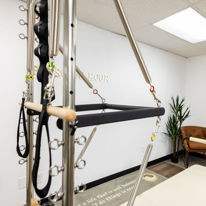 Nano Elite Half Trapeze - Adjustable Studio Pilates Reformer with Tower - RE09 - Elite Recovery Wellness