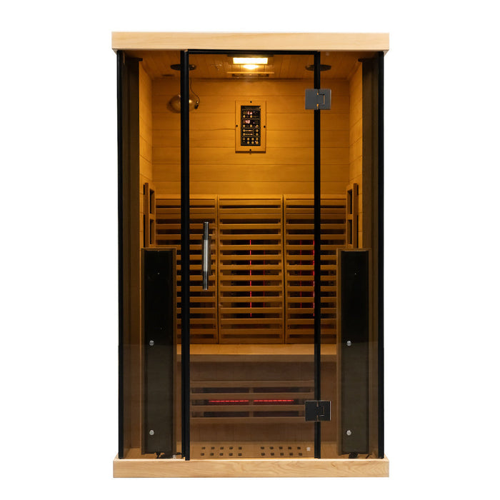 SAUNA EVOLUTION® Doctor Based Premier Full Spectrum Infrared Saunas Upgraded Version 1