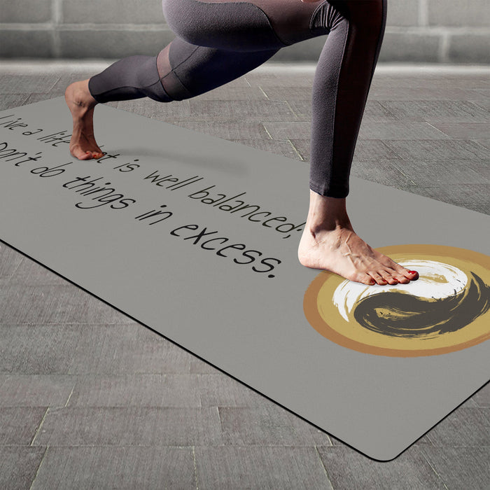 PersonalHour Yoga Mat with Quotes - Elite Recovery Wellness