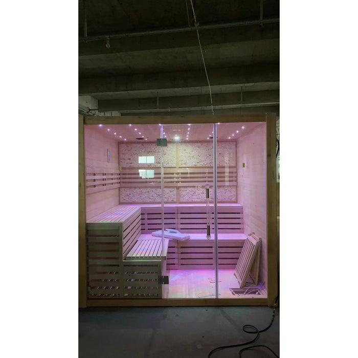 SAUNA EVOLUTION® Indoor Therapy Wood Steam Sauna Room