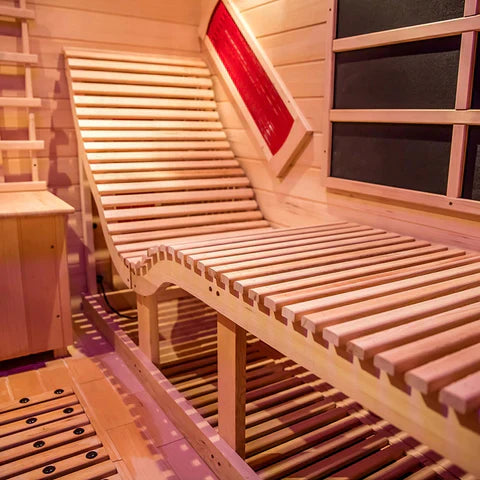 SAUNA EVOLUTION® Indoor Sauna Room with Recliner (Best Seller) Far Infrared 01