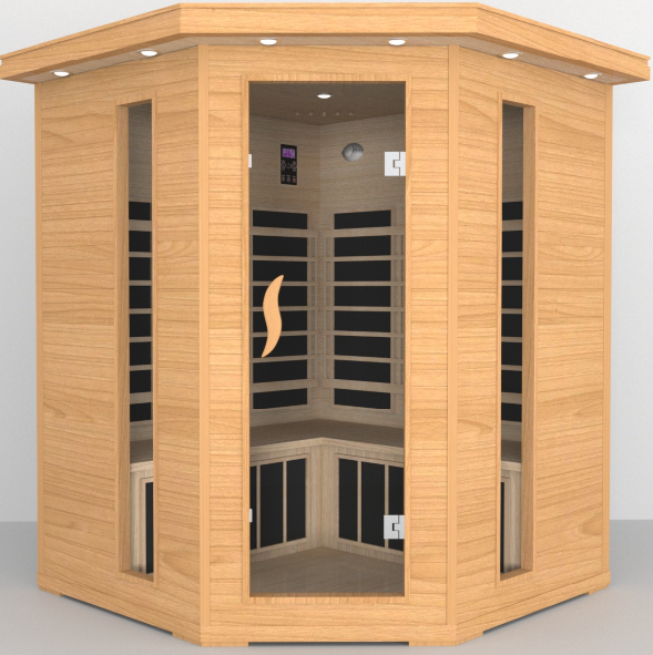 SAUNA EVOLUTION®  Low EMF Indoor Wood Sauna With Carbon Panel Far Infrared 16