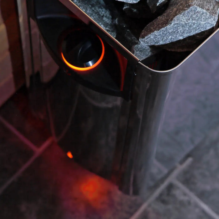 Harvia Wall Sauna Heater 6KW with Built-In Controls - Finnish Sauna Builders