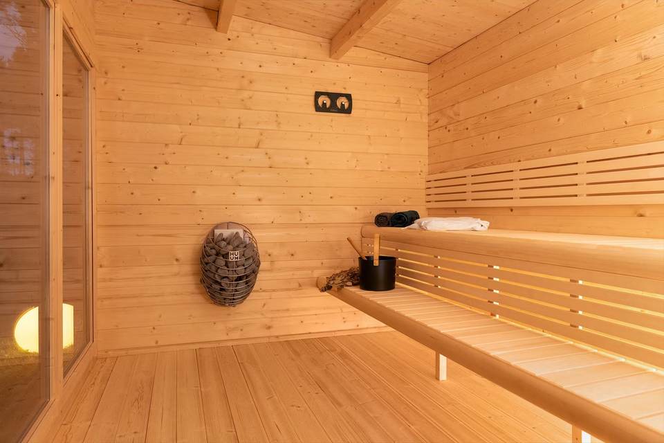 SAUNA EVOLUTION® Large Cabin Sauna Eco Oasis 3