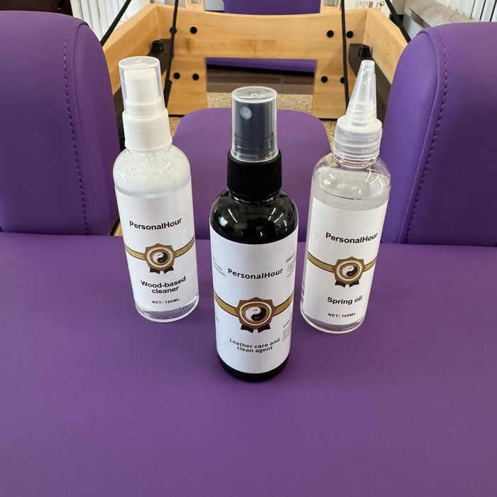 Pilates Reformer Care Bundle - Clean Sanitize and Protect - Springs Wood and Cushion AC00511 - Elite Recovery Wellness