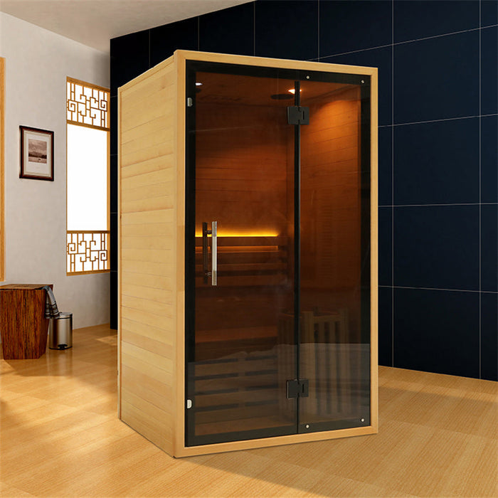 SAUNA EVOLUTION® Indoor Wicking and Perspiration Fumigation Box Wet Sauna Glass 04