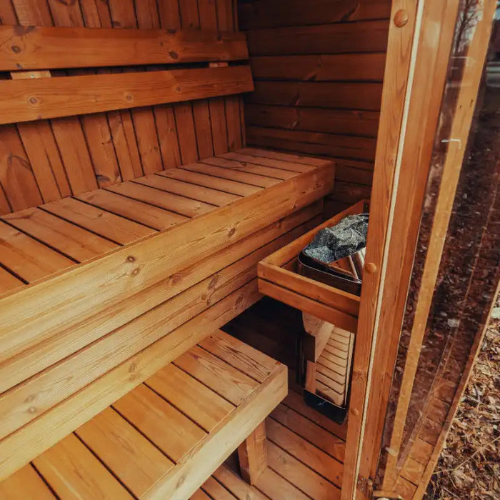 Mande Spa USA MW12 outdoor sauna view 9