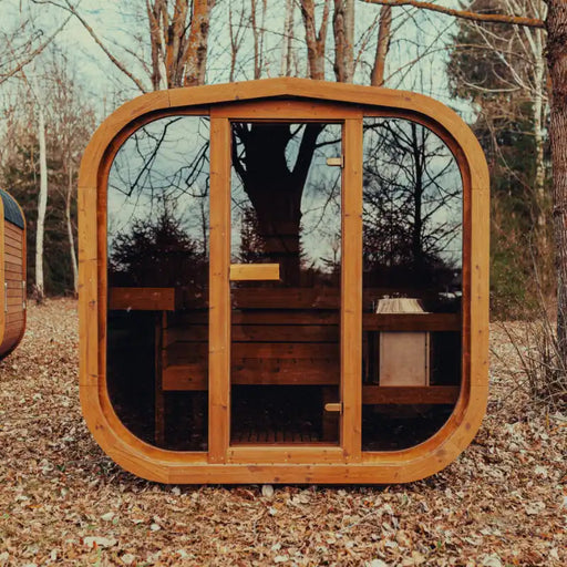 Mande Spa USA MW12 outdoor sauna view 2