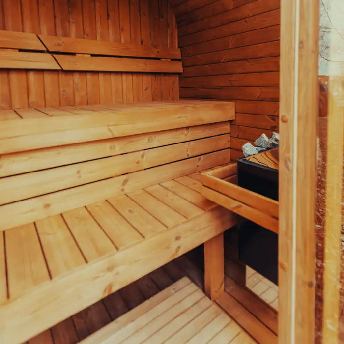 Mande Spa USA MW16 outdoor sauna view 10