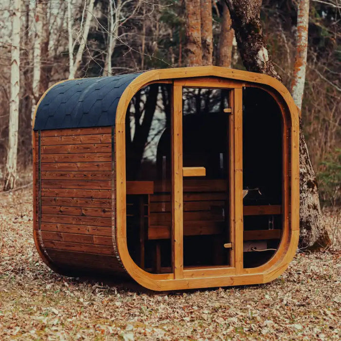 Mande Spa USA MW16 outdoor sauna front view