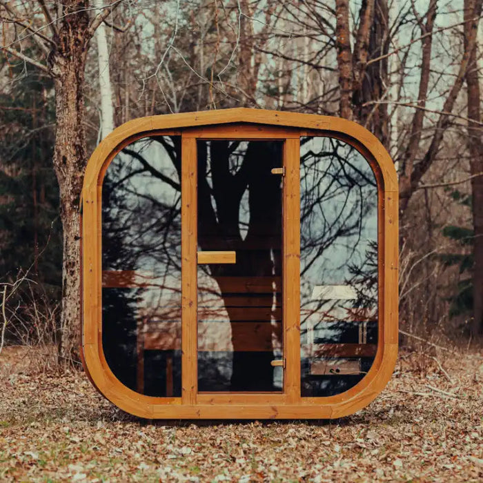 Mande Spa USA MW16 outdoor sauna view 2