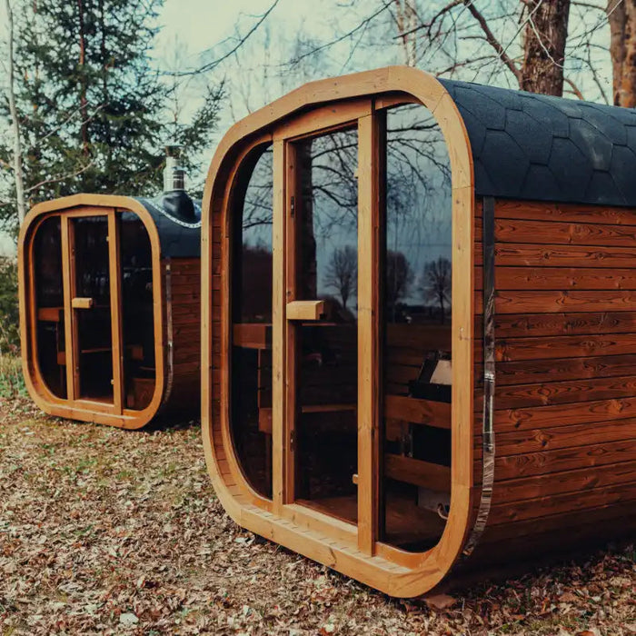 Mande Spa USA MW16 outdoor sauna view 4