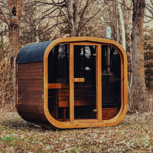 Mande Spa USA MW20 large outdoor sauna front view