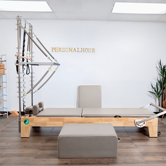 Nano Pro Max Half Tower - Studio Pilates Reformer with Tower - RE06 - Elite Recovery Wellness