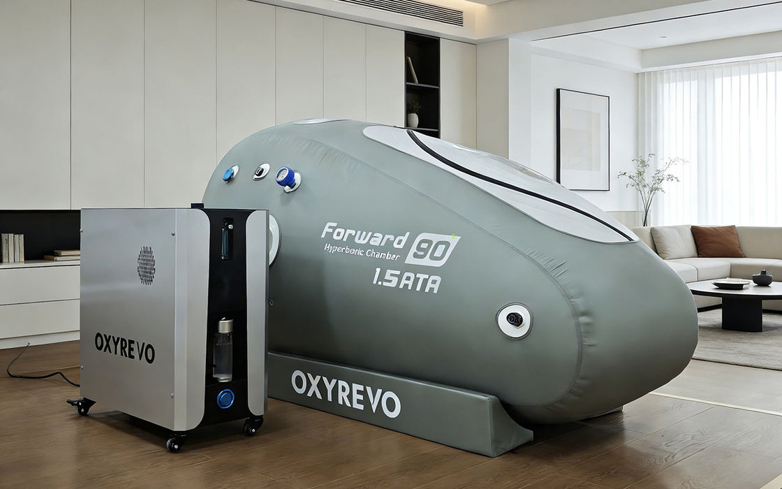 OxyRevo Forward90 Sitting Hyperbaric Chamber 1.4 ATA | Chair HBOT