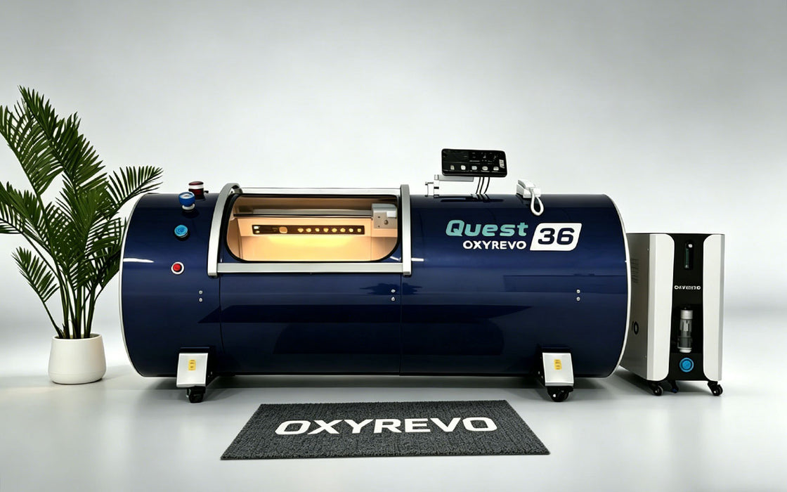 OxyRevo Quest36 Hard Hyperbaric Chamber 1.5–2.0 ATA | Wide Body