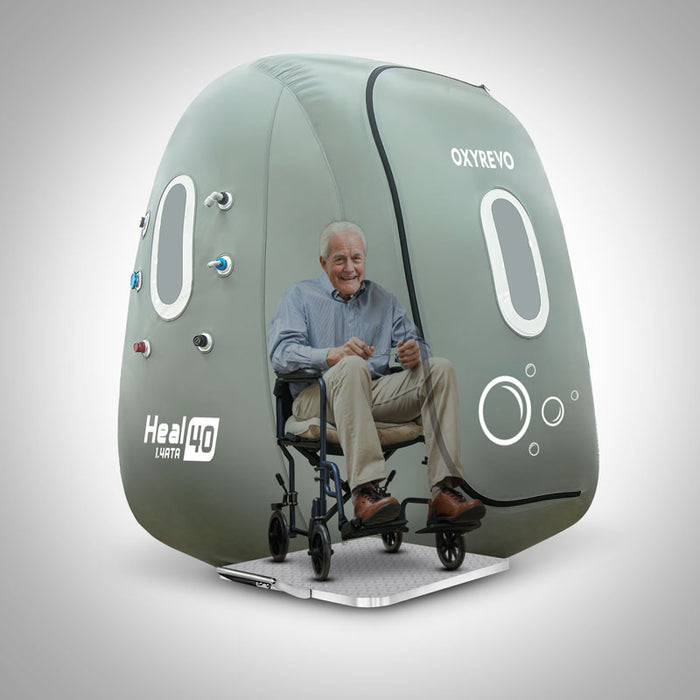 OxyRevo Heal40 Wheelchair Hyperbaric Chamber 1.4 ATA | Accessible HBOT