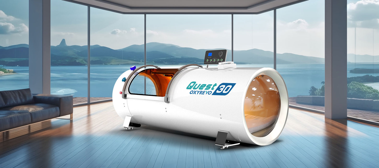 OxyRevo Quest30 Hard Hyperbaric Chamber 1.5–2.0 ATA | Clinical HBOT