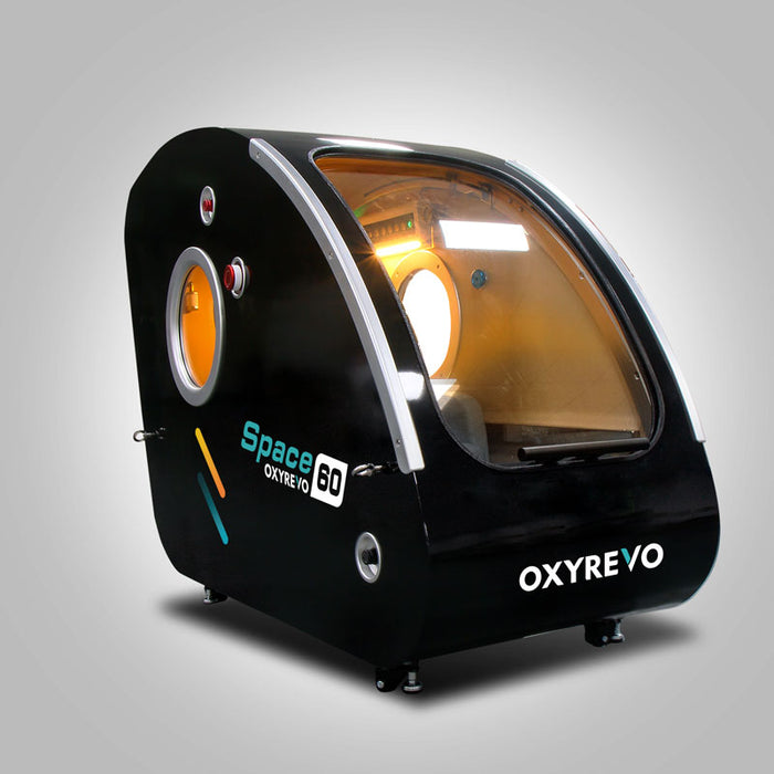 OxyRevo Space60 Hard Sitting Hyperbaric Chamber | Luxury Pod HBOT