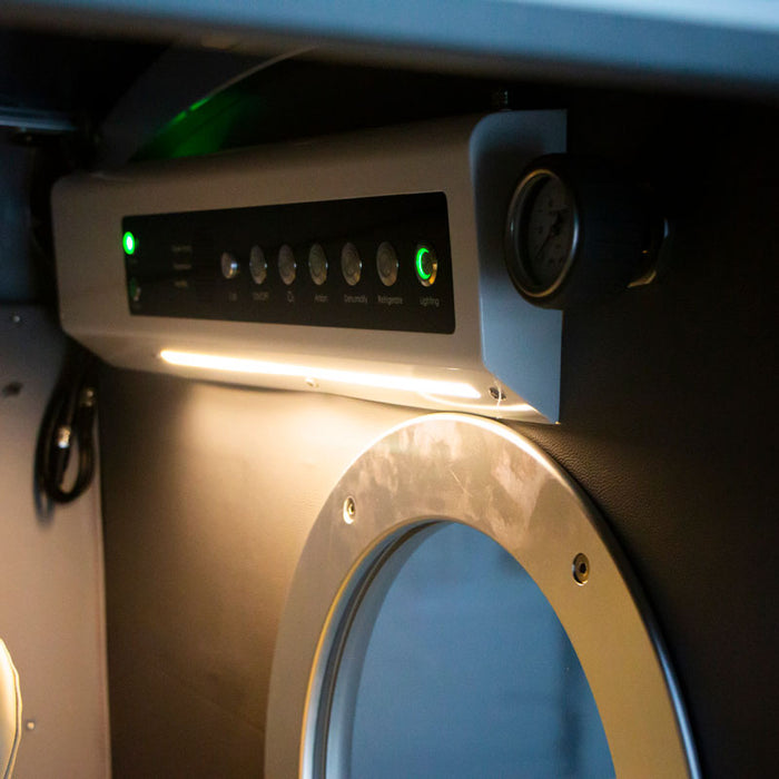 OxyRevo Space60 Hard Sitting Hyperbaric Chamber | Luxury Pod HBOT