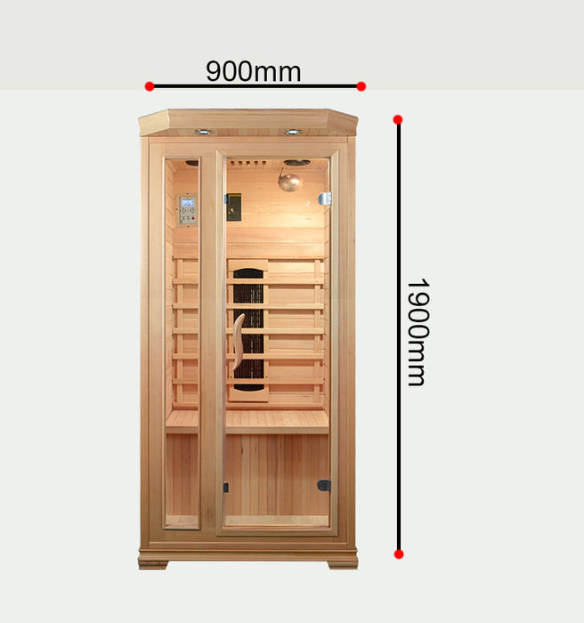 SAUNA EVOLUTION® Indoor Wooden Dry Cabin Customized Sauna Room Far Infrared 04