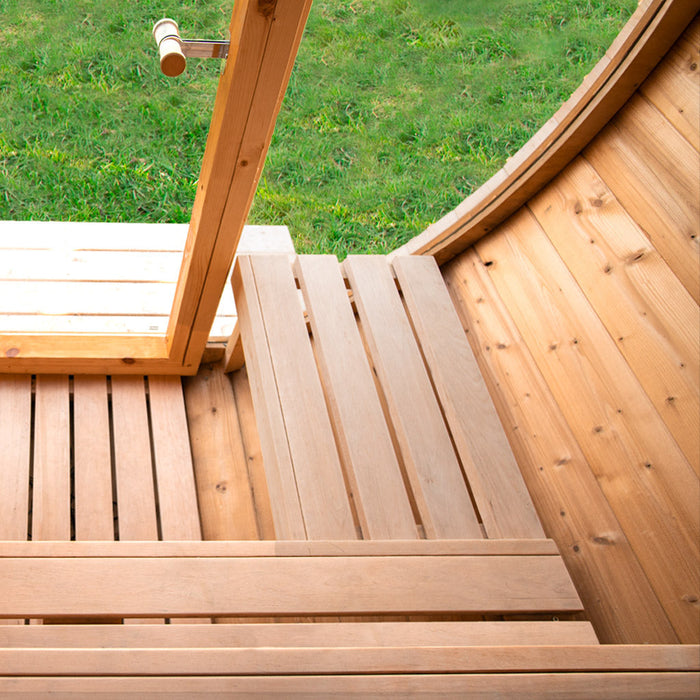 SAUNA EVOLUTION® Barrel Sauna Serenity Nature Air 3