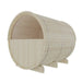 Turku Finnish Barrel Sauna with Terrace and WiFi Heater - Finnish Sauna Builders - Elite Recovery Wellness