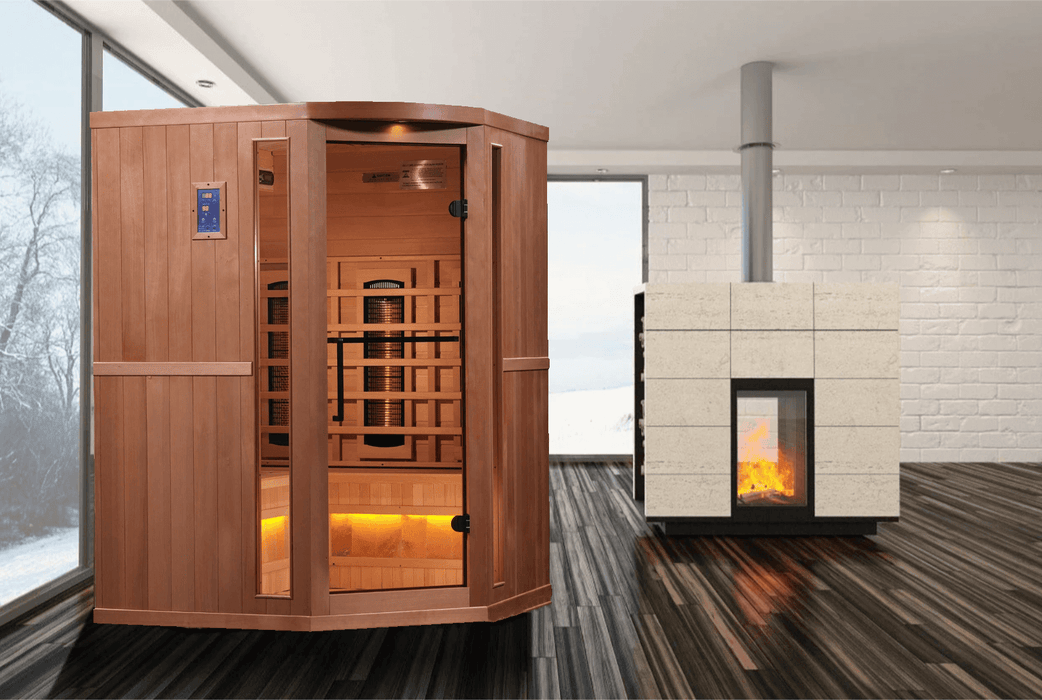 SAUNA EVOLUTION® 3 Person FAR Infrared Sauna Soothing 3